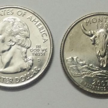 United States Quarter Dollar Montana State 1 Coin (# 41/50) UNC