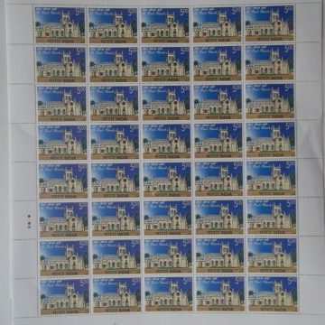 St. Pauls Church Thematic Rs 5 - MNH (Full sheet - 40 stamps)