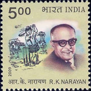 RK Narayan Personality Rs. 5 - MNH Stamp
