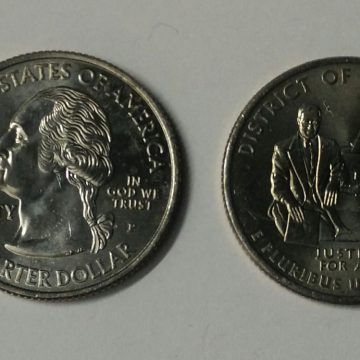 USA District Of Columbia & US Territories District Quarters, UNC District Of Columbia 1 Coin