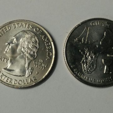 USA District Of Columbia & US Territories District Quarters, UNC GUAM 1 Coin