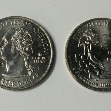 USA District Of Columbia & US Territories District Quarters, UNC U S VIRGIN ISLANDS 1 Coin