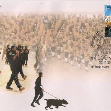 First Day Cover 30 Nov. '09 Tamil Nadu Police.(FDC-2009)