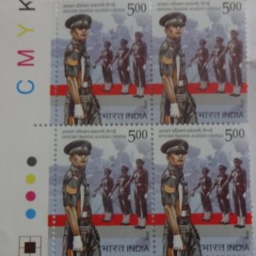 Officers Training Academi Chennai(Block of 4 TL Stamp)