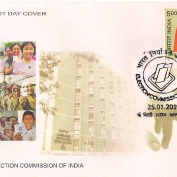 First Day Cover 25 Jan. '10 Election Commission of India.(FDC-2010)