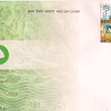 First Day Cover 05 Jan. '10 International Year of Biodiversity.(FDC-2010) (Spots/hinged/slightly damaged/Paper Stuck)