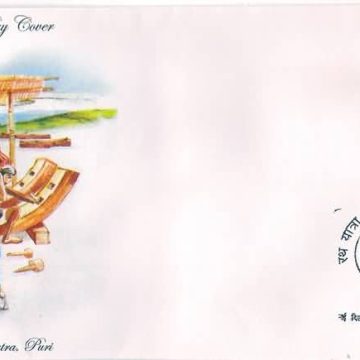 First Day Cover 12 July. '10 Rath Yatra Puri.(FDC-2010)