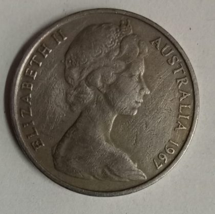 AUSTRALIA 20 Cent  1967(Used) - Image 2