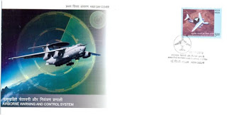 First Day Cover 08 Oct.'12 Air Force warning and Control System.(FDC-2012)