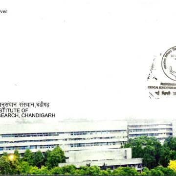 First Day Cover 07 Jan.'13 Post Graduate Institute of Medical Education and Research , Chandigarh.(FDC-2013)