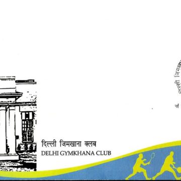 First Day Cover 03 July.'13 Centenary of Delhi Gymkhana Club.(FDC-2013) (Spots/hinged/slightly damaged/Paper Stuck)
