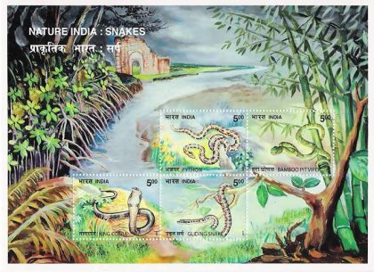 Snakes -2003 (Indian Miniature Sheets)