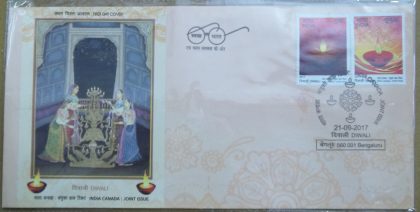 First Day Cover 21 Sep. '17 India canada Joint issue  (FDC-2017)