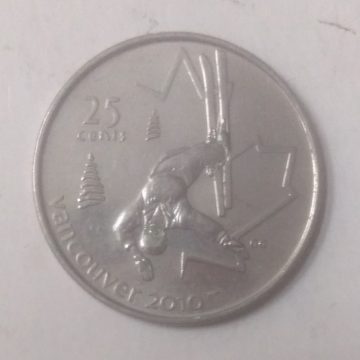 25 Cents Canada 2010 Vancouver Elizabeth II (unc) (3)