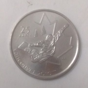 25 Cents Canada 2010 Vancouver Elizabeth II (unc)