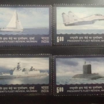 Presidentd' Fleet Review, Mumbai (Set of 4)