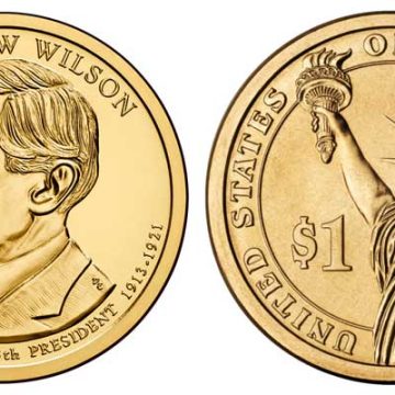 United States 28th President One Dollar - Woodrow Wilson (1913-1921)1Quantity