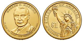 United States 29th President One Dollar - Warren Harding (1921-1923) UNC 1Quantity