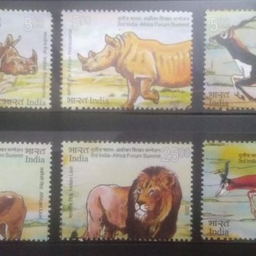 3rd India - Africa Forum Summit (Set of 6)
