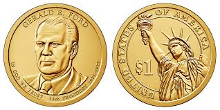 United States 38th President One Dollar - Gerald Ford (1974-1977) UNC1Quantity