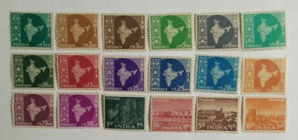 Definitive 3rd series Ashokan Full set of 18 (Df)