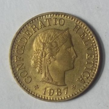 SWITZERLAND 5 Rappen 1987 Confoederatio Helvetica