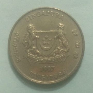 5 Cents 1997 Majulah Singapora/ Singapore (used)