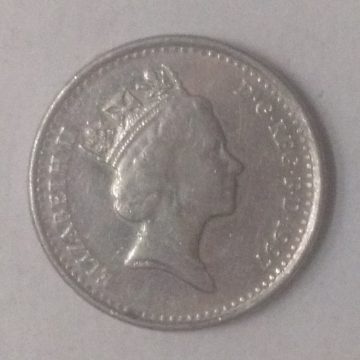 5 pence Elizabeth II 1997  used