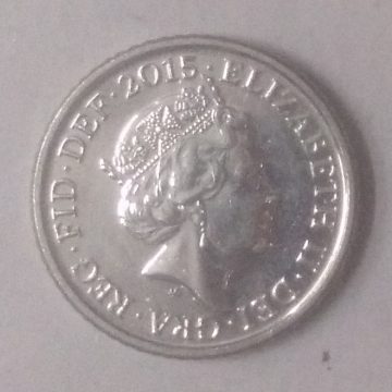 5 pence Elizabeth II 2015 unc