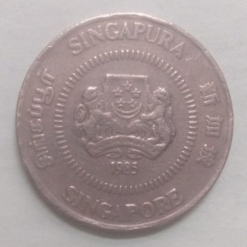 50 Cents 1985 Majulah Singapora/ Singapore (used)