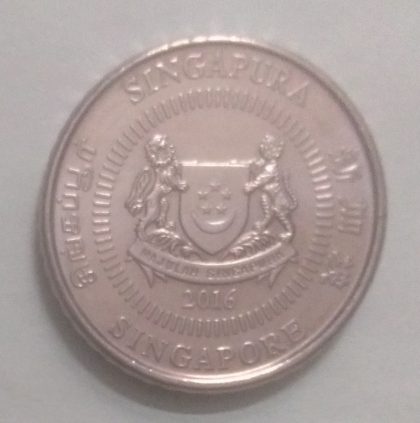 50 Cents 2016 Majulah Singapora/ Singapore (unc)