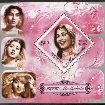 Madhubala - 2008 (Indian Miniature Sheets)
