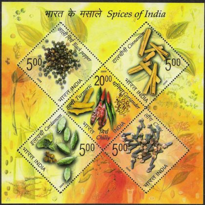Spices of India - 2009 (Indian Miniature Sheets)