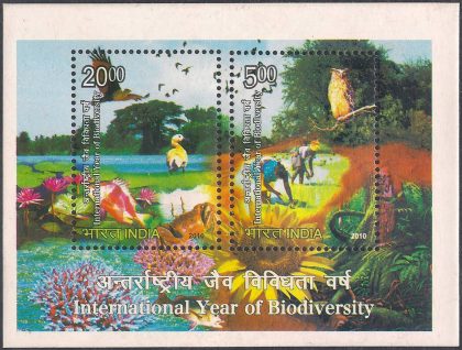 International Year of Biodiversity - 2010 (Indian Miniature Sheets)