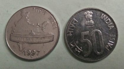 50 PAISE (Map)-1997_UNC_1 N0