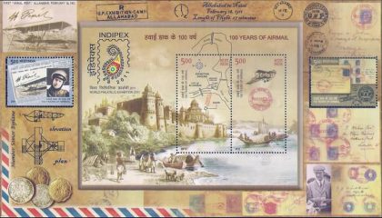 100 Years of Airmail - 2011 (Indian Miniature Sheets)