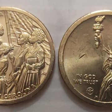 1 Dollar SOUTH CAROLINA(Septima clark) 2020(UNC)