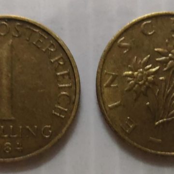 AUSTRIA 1 SCHILLING 1984(used)