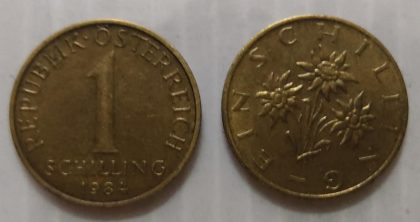 AUSTRIA 1 SCHILLING 1984(used)