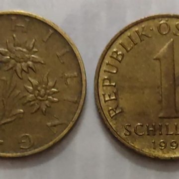 AUSTRIA 1 SCHILLING 1994(used)