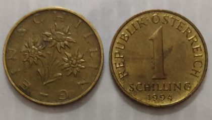 AUSTRIA 1 SCHILLING 1994(used)
