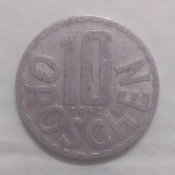 AUSTRIA 10 GROSCHEN 1952(used)