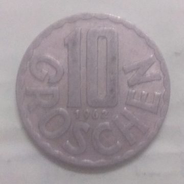 AUSTRIA 10 GROSCHEN 1962(used)