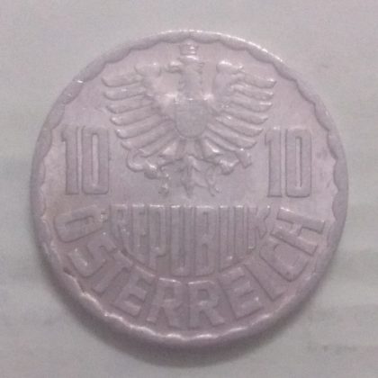 AUSTRIA 10 GROSCHEN 1963(used) - Image 2