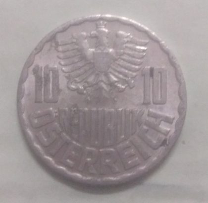 AUSTRIA 10 GROSCHEN 1964(used) - Image 2