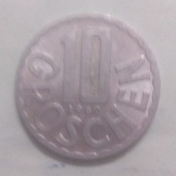AUSTRIA 10 GROSCHEN 1969(used)
