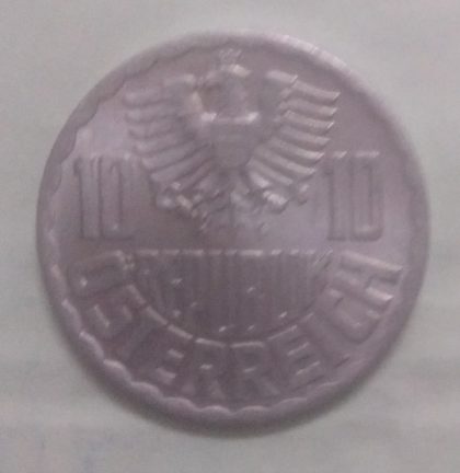 AUSTRIA 10 GROSCHEN 1970(unc) - Image 2