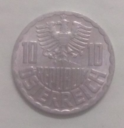 AUSTRIA 10 GROSCHEN 1970(used) - Image 2