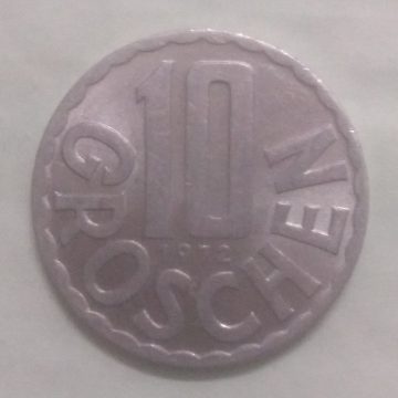 AUSTRIA 10 GROSCHEN 1972(unc)
