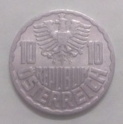 AUSTRIA 10 GROSCHEN 1972(used) - Image 2
